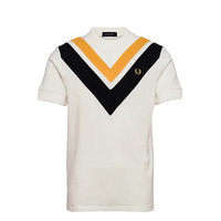 V-Panel T-Shirt T-shirts Short-sleeved Valkoinen Fred Perry