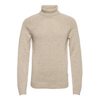 Pullover Knitwear Turtlenecks Beige Blend