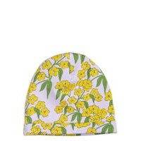 Alpine Flowers Aop Beanie Accessories Headwear Hats Beanie Monivärinen/Kuvioitu Mini Rodini