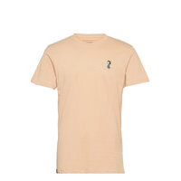 T-Shirt Stockholm Lucy Beige T-shirts Short-sleeved Vaaleanpunainen DEDICATED