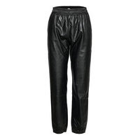 Marie Sweat Pants Leather Leggings/Housut Musta DESIGNERS, REMIX