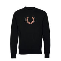 Laurel Wreath Sweatsh. Svetari Collegepaita Musta Fred Perry