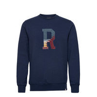 Regular Fit Crewneck With Application Svetari Collegepaita Sininen Revolution