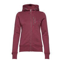 W Gale Zip Hood Huppari Punainen Sail Racing