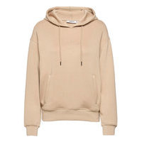 Ima Ds Logo Hood Sweatshirt Huppari Vaaleanpunainen MOSS COPENHAGEN