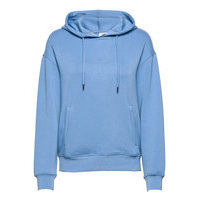 Ima Ds Logo Hood Sweatshirt Huppari Sininen MOSS COPENHAGEN