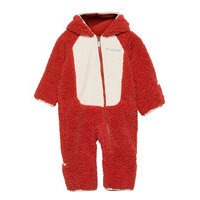 Foxy Babysherpa Bunting Outerwear Fleece Outerwear Fleece Suits Punainen Columbia