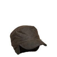 Barbour Stanhope Waxed Hunting Cap Accessories Headwear Caps Musta Barbour