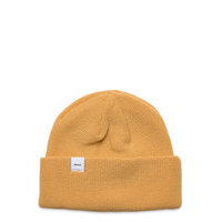 Merino Thin Cap Accessories Headwear Beanies Keltainen Makia