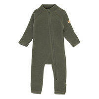 Wool Baby Suit Outerwear Wool Outerwear Vihreä Mikk-Line