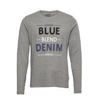 Tee T-shirts Long-sleeved Harmaa Blend