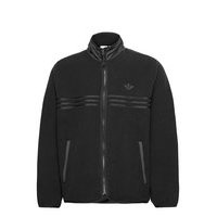 2000 Luxe Zip-Up Fleece Jacket Sweat-shirts & Hoodies Fleeces & Midlayers Musta Adidas Originals, adidas Originals
