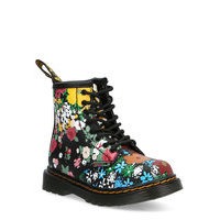 1460 T Black Floral Mash Up K Hydro Bootsit Nauhalliset Saapikkaat Monivärinen/Kuvioitu Dr. Martens