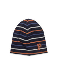 Cap Po.P Multi Stripe Accessories Headwear Hats Beanie Monivärinen/Kuvioitu Polarn O. Pyret