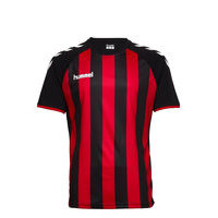 Core Striped Ss Jersey T-shirts Football Shirts Monivärinen/Kuvioitu Hummel