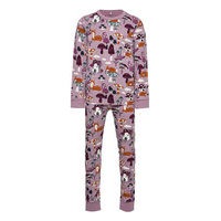 Pyjamas Aop Preschool Pyjamasetti Pyjama Vaaleanpunainen Polarn O. Pyret