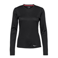 Stopwatch Long Sleeve T-shirts & Tops Long-sleeved Musta Saucony