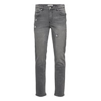 Slim Fit Stretch Jeans Tiukat Farkut Harmaa Lindbergh