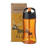 Water Bottle Kids 0.35 L - Orange Home Meal Time Water Bottles Oranssi Carl Oscar