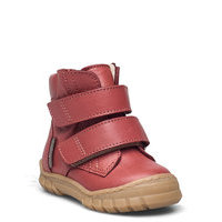 Boots - Flat - With Velcro Talvikengät Tarroilla Vaaleanpunainen ANGULUS