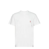 Loose Fit T-Shirt With Pocket T-shirts Short-sleeved Valkoinen Revolution