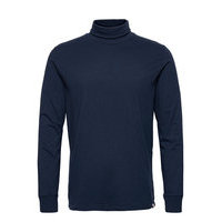 Regular Fit Turtleneck Shirt Knitwear Turtlenecks Sininen Revolution