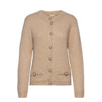 Flo Cardigan Neuletakki Beige Ida Sjöstedt