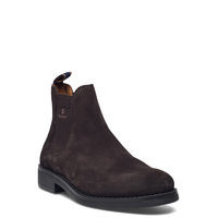 Brookly Chelsea Boot Chelsea-saappaat Bootsit Ruskea GANT