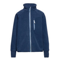 Jacket Windfleece Solid Outerwear Fleece Outerwear Fleece Jackets Sininen Polarn O. Pyret