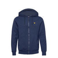 Full Zip Fly Fleece Hoodie Sweat-shirts & Hoodies Fleeces & Midlayers Sininen Lyle & Scott Sport