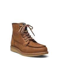 Noux Boot Nyörisaappaat Beige Makia