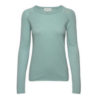 Wool & Cashmere Pullover Ls Neulepaita Sininen Rosemunde