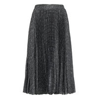 Nussa Snake Skirt Polvipituinen Hame Musta Birgitte Herskind