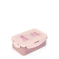 Lunchbox, Large, Cat Home Meal Time Lunch Boxes Vaaleanpunainen Smallstuff