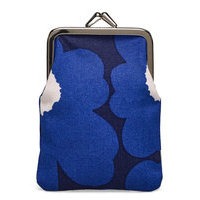 Kortti Kukkaro Mini Unikko Purse Bags Card Holders & Wallets Wallets Sininen Marimekko
