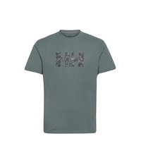 Skog Recycled Graphic T-Shirt T-shirts Short-sleeved Vihreä Helly Hansen