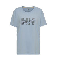 W Skog Recycled Graphic T-Shir T-shirts & Tops Short-sleeved Sininen Helly Hansen