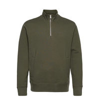 Chip Quarter Zip Sweatshirt Svetari Collegepaita Vihreä J. Lindeberg