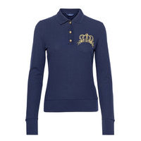 D1. Crown Embroidery Polo Pique T-shirts & Tops Polos Sininen GANT