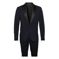 Sustainable Stretch Tuxedosuit Smokki Sininen Lindbergh