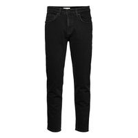 Rinsed Black Loose Jeans Tiukat Farkut Musta Revolution