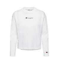 Crewneck Long Sleeve T-Shirt T-shirts & Tops Long-sleeved Valkoinen Champion