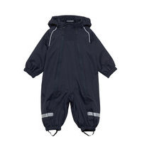 Overall Shell Lined Baby Outerwear Shell Clothing Shell Coveralls Sininen Polarn O. Pyret
