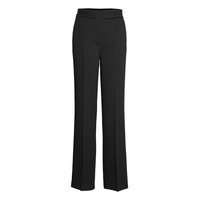 Bonn Trousers Suoralahkeiset Housut Musta Stylein