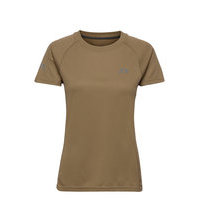 Women'S Running T-Shirt S/S T-shirts & Tops Short-sleeved Beige Newline