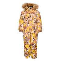 Polaris Fur Outerwear Snow/ski Clothing Snow/ski Suits & Sets Keltainen Molo