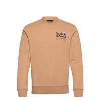 Crewneck Sweat Svetari Collegepaita Ruskea Scotch & Soda