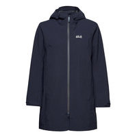 Jwp Coat W Outerwear Rainwear Rain Coats Sininen Jack Wolfskin