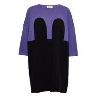 Mickey Square Dress T-shirts & Tops Long-sleeved Musta R/H Studio