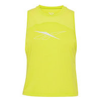 Wor Supremium Logo Tank T-shirts & Tops Sleeveless Keltainen Reebok Performance